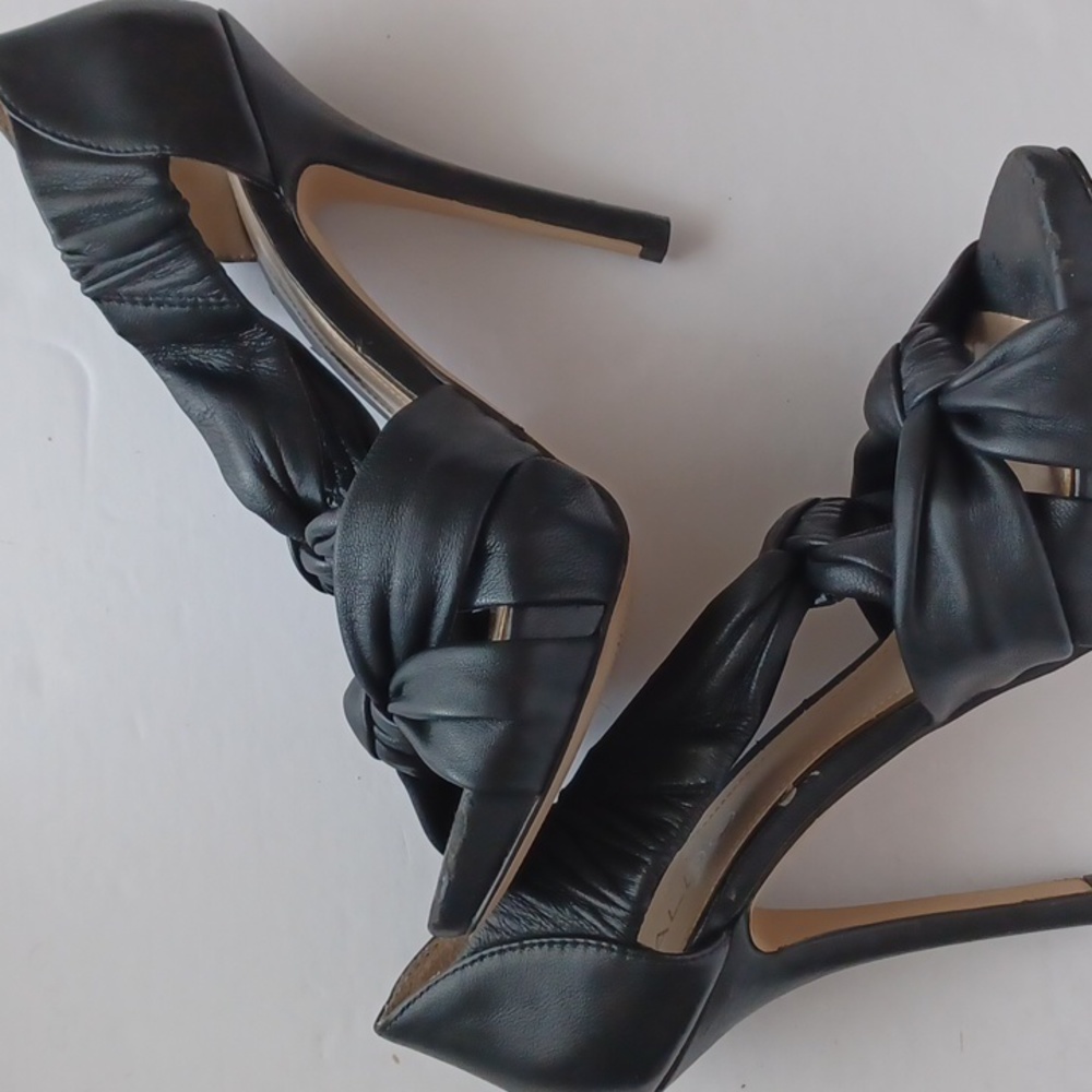Aldo stilettos black knotted size 7 - 37 shoes